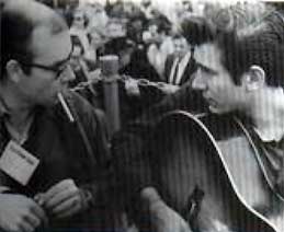 Tom with Phil Ochs, 1965